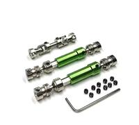 MGHGFYTAS Eje transmisión RC Compatible con MN86K MN86KS para MN G500 para MN128 MN86 MN86S 1/12 RC Accesorios para Coche 3 Piezas Eje De Transmisión Metálico CVD(Green)