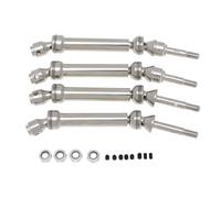 MGHGFYTAS Eje transmisión RC Compatible con Slash para Rustler para Stampede para VXL 4WD 1/10 RC Mejora De Coche Piezas Eje De Transmisión Delantero Y Trasero Estriado CVD