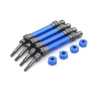 MGHGFYTAS Eje transmisión RC Compatible con Trxs para Slash 4X4 para Stampede para VXL 2WD 6851R 6851X 1/10 RC Accesorios para Coches Piezas Eje De Transmisión Delantero Y Trasero De Acero(Blue)