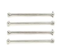 MGHGFYTAS Eje transmisión RC Compatible con Wltoys 104001 1/10 RC Mejoras para Coches Modificación Piezas Y Accesorios 4 Piezas Eje De Transmisión Metálico Tipo Hueso De Perro