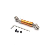 MGHGFYTAS Eje transmisión RC Compatible con WLtoys 12427 12429 12428 12423 FY01 FY02 FY03 RC Accesorios para Modificación De Coches Eje De Transmisión Trasero Metálico(Yellow)