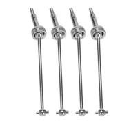 MGHGFYTAS Eje transmisión RC Compatible con Wltoys 144001 144002 144010 124016 124018 124019 RC Accesorios para Piezas De Modificación Y Mejoras De Coches Eje De Transmisión Metálico(Silver)