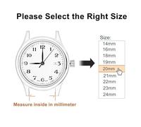 MGHN Correa de reloj de acero inoxidable, 18mm, 20mm, 22mm, correas de muñeca de Metal de cinco cuentas, interfaz de arco, correa de reloj de extremo curvado for hombres y mujeres(Color:Silver rose go