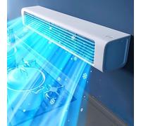 MGHRUEWH Aire Acondicionado De Pared, Portátil, Pequeño, Inalámbrico, De 3 Velocidades, con Salida De Aire Larga Y Control Remoto, Ideal para Habitaciones, Dormitorios Y Oficinas.