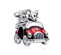 MGIUL 925 Sterling Silver Charms para Pulsera y Collar Rats in a Car Pendant Beads Día de la Madre Joyas de Regalo para Mujer