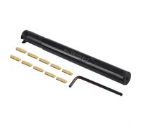 MGIVR2016-2 - Portaherramientas de torno con 10 insertos de carburo MGMN200 y llave para torneado CNC y taladrado