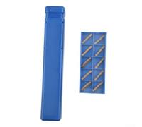 MGIVR2016-3 Soporte de herramientas de separación y ranurado con 10 piezas de insertos de carburo MGMN300-M NC3030, vástago de acero de aleación para operaciones de torneado y corte CNC