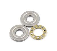 MGKJOKXMV Cojinete axial de Bolas for miniplanos Cojinete de Empuje F2-6M F2.5-6M F3-8M F5-10M F6-12M F7-15M F8-16M F10-18M F12-21M F12-23M(F4-10m 4x10x4)