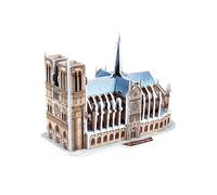 MGM-EXPLORA Notre Dame de Paris - Puzzles 3D - 540014 - 39 Piezas - Monumento histórico - Nivel 2 - Sin Pegamento ni Tijeras - Construcción - Regalo - Maqueta - A Partir de 5 años