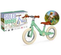 MGM JOUET - Bicicleta sin Pedales Solex - 119353 - Ruedas Libres - Verde - MAX 30 kg - Metal - 12 Pulgadas - Bici Infantil sin Pedales - Regalo - Cumpleaños - Equilibrio - De 2 a 6 años