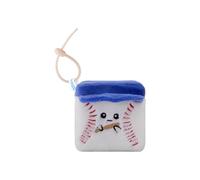 MGM JOUET - Llavero Squarepal - Béisbol - Peluche Anti-Estrés - 193743 - Espuma de Memoria - Gadget - Regalo - Deporte - Rehabilitación - Ansiedad - Juguete Sensorial - A Partir de 2 años