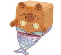 MGM JOUET - Squarepal - Capybara Sirena - Peluche Anti-Estrés - 193604 - Espuma de Memoria - Gadget - Regalo - Animales - Rehabilitación - Ansiedad - Juguete Sensorial - A Partir de 2 años