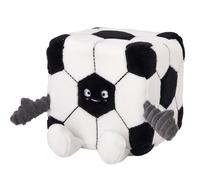 MGM JOUET - Squarepal - Fútbol - Peluche Anti-Estrés - 193616 - Espuma de Memoria - Gadget - Regalo - Deporte - Rehabilitación - Ansiedad - Juguete Sensorial - A Partir de 2 años