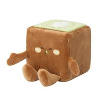 MGM JOUET - Squarepal - Kiwi - Peluche Anti-Estrés - 193622 - Espuma de Memoria - Gadget - Regalo - Fruta - Rehabilitación - Ansiedad - Juguete Sensorial - A Partir de 2 años