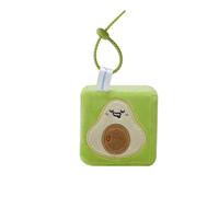 MGM JOUET - Squarepal Llavero - Aguacate - Peluche Anti-Estrés - 193720 - Espuma de Memoria - Gadget - Regalo - Fruta - Verduras - Rehabilitación - Ansiedad - Juguete Sensorial - A Partir de 2 años