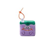 MGM JOUET - Squarepal Llavero - Berenjena - Peluche Anti-Estrés - 193721 - Espuma de Memoria - Gadget - Regalo - Verduras - Rehabilitación - Ansiedad - Juguete Sensorial - A Partir de 2 años