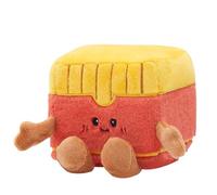 MGM JOUET - Squarepal - Patatas Fritas - Peluche Anti-Estrés - 193628 - Espuma de Memoria - Gadget - Regalo - Comida Rápida - French Fries - Ansiedad - Juguete Sensorial - A Partir de 2 años