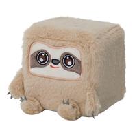 MGM JOUET - Squarepal - Perezoso - Peluche Anti-Estrés - 193605 - Espuma de Memoria - Gadget - Regalo - Animales - Rehabilitación - Ansiedad - Juguete Sensorial - A Partir de 2 años