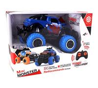 MGM Turbo Challenge - Monstruo - Mini - 090182 - Coche de Control Remoto - Modelo Aleatorio - 1/43 - Pilas no Incluidas - Plástico - Juguete para Niños - Regalo - A Partir de 4 años