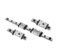 MGN5/7/9/12/15 guía lineal en miniatura rodamiento deslizante de acero Mini equipo mecánico de riel deslizante 1 Uds(MGN9H)