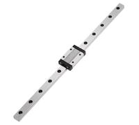 MGN7/12/15/9C/H 250-350 mm Miniatura Lineal Negro 1 pieza Deslizador de Acero Inoxidable + 1 pieza Riel Guía(MGN12 H,300mm)