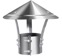 MGNSJGYXN Acero Inoxidable sombrerete de Chimenea Cone-Shaped Resistente un la Intemperie Ventilación Cubierta para Exterior Uso Cocina & ventilación 10cm x 23.5cm Techo Escape Solution