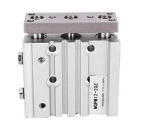 MGPM12-20Z, cilindro neumático de doble efecto de 3 vías, cilindro neumático de aleación de aluminio, compacto y de alta precisión de guiado, con oxidación completa y endurecida,