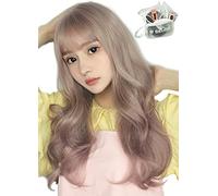 MGRANDE Peluca Premium Line 【 Active Top Stylist Product】 Juego de 6 artículos de línea interior de color para mujer, peluca original semi-larga con efecto facial pequeño (malla lechosa DY21A)