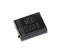 MGTCAR 10 Uds SMC DO-214AB SMD diodo Schottky SS510 SS310 SS56 SS54 SS36 SS34 SK54 (Color : SS510 5A 100V)