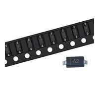 MGTCAR 100 Uds SMD diodo de conmutación rápida 1N4148W A2 1N4007W T7 1N5819W S4 1N4148W T4 1N5819 SL 1N4007 T7 1N5817 S4 100V SOD-123 (Color : 1N4148W A2)