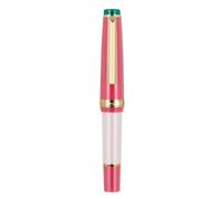 MGTCAR Mini Short Style Series - Pluma estilográfica con clip dorado de punta extrafina de 0,38 para una experiencia de escritura suave, 10,6 cm (guayaba, punta EF)