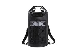 MGTCAR Mochila seca de PVC para natación, para mujeres y hombres, 10 L y 20 L, impermeable, para hombro, kayak, senderismo, a la deriva, rafting, surf, barco, Black, 10 L