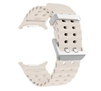 MGTCAR Nueva correa de silicona marina para reloj Samsung ultra 47mm pulsera sin huecos banda deportiva de dos tonos para Galaxy 7 correas de reloj ultra(StarlightS)