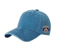 MGTERN Cappello Berretto Regolabile SC A. B, Vintage Lavato Invecchiato, Cappellini Da Unisex Adulto Stile Casual, Sombra(Lake Blue)
