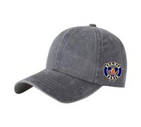MGTERN Cappello Berretto Regolabile SC A. B, Vintage Lavato Invecchiato, Cappellini Da Unisex Adulto Stile Casual, Sombra(Gray)