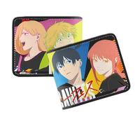 MGTERN para Chains-AW Man Billetera Tarjetero de Dibujos, Tarjetero Delgada de Dos Pliegues, Billeteras de Monedasde de Piel, para Fanáticos del Anime Billetera, Carteras(A6)