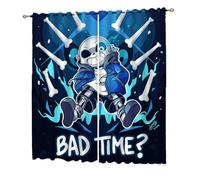 MGTERN para Under.ta-le Anime Cortinas para Infantiles, Cortina de Exterior Patrón Dibujos Animados, para Dormitorio Estudiantes, Salon(A3,200 * 200CM)
