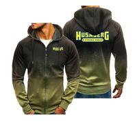 MGTERN Sudadera con capucha hombre Hu.sa.be.rg, Mis.to algodón suave, Adatto per autunno, inverno e giornate fresche, refinados(Green,3XL)