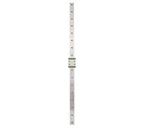 MGW9C - 500-1R Guía lineal en miniatura con deslizamiento de bloque ensanchado, carril deslizante lineal de acero inoxidable para la industria automatizada, pista de bolas de