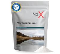 MGX® Magnesio Malato Polvo 350g - Malato de Magnesio Puro sin Aditivos - Testado en Laboratorio - Fabricado en Alemania
