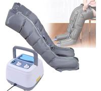 MGXYMPC Masajeador de compresión de Aire, Dispositivo de Masaje de Drenaje linfático de 6 cámaras, Equipo de presoterapia de Cuerpo Completo, Alivia la Fatiga del Dolor (6 cavidades ambas