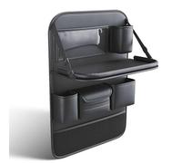 MGYMGY Organizador Asiento Coche para Dacia Sandero Stepway 3.Gen 2.Gen 2012-2016, con Bolsillos, Bandeja Mesa Plegable, Resistente al Agua Tejido Oxford