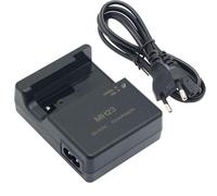 MH-23 Cargador rápido para Nikon: compatible con batería EN-EL9 EN-EL9a para cámaras réflex digitales Nikon D40 D40X D60 D3000 D5000