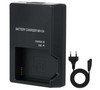 MH-24 Cargador Baterías para EN-EL14 EN-EL14A para D3100 D3200 D3300 D3400 D3500 D5100 D5200 D5300 D5500 D5600 P7000 P7100 P7700 P7800 Réflex Cámaras Charger Carga Rápida