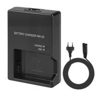 MH-24 Cargador Baterías para Nikon EN-EL14 EN-EL14A D3500 D5600 P7700 P7800 | MH-24 Cargador Rápida pour Nikon D3200 D3300 D3400 D5200 D5300 D5500 P7000 P7100 Cámaras Réflex avec Cable de Alimentación