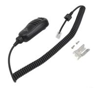 MH-31 - Micrófono de onda corta de 8 pines para Yaesu FT-450D, FT-818, FT-857D, FT-891, FT-991A, FT-817ND, carcasa de ABS resistente, cable espiral TPU, botón PTT ergonómico para radio amateur