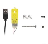 MH005 - Motor de pistón de metal con accionamiento USB de 5 V para proyectos de bricolaje de juguete, experimentos físicos, accesorios