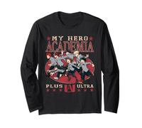 MHA Collegiate Style Class Action Pose Vintage Varsity Anime Manga Larga