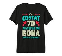 M'ha Costat 70 Anys Català Samarreta 70 Cumpleaños 70 Años Camiseta Premium