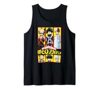 MHA Deku Bakugo Todoroki Framed Portraits Colorful Anime Camiseta sin Mangas
